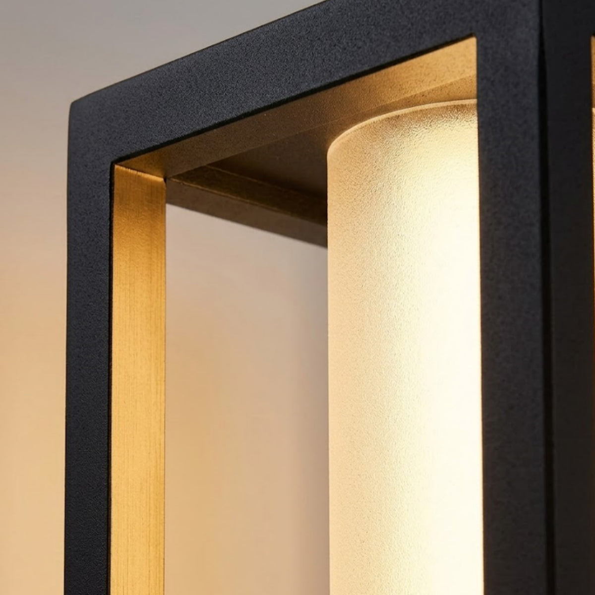 Modern Outdoor Solar Wall Light-Waterproof for Yard/Lawn