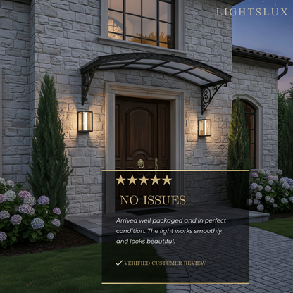 Modern Outdoor Solar Wall Light-Waterproof for Yard/Lawn