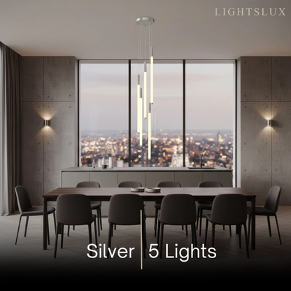 Nebula Multi-Tier Modern Chandelier - Waterfall Design for Staircases & High Ceilings