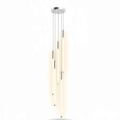 Nebula Multi-Tier Modern Chandelier - Waterfall Design for Staircases & High Ceilings