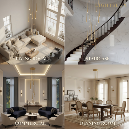 Design Chandelier - Versatile Statement Piece for Living Room/Entryway