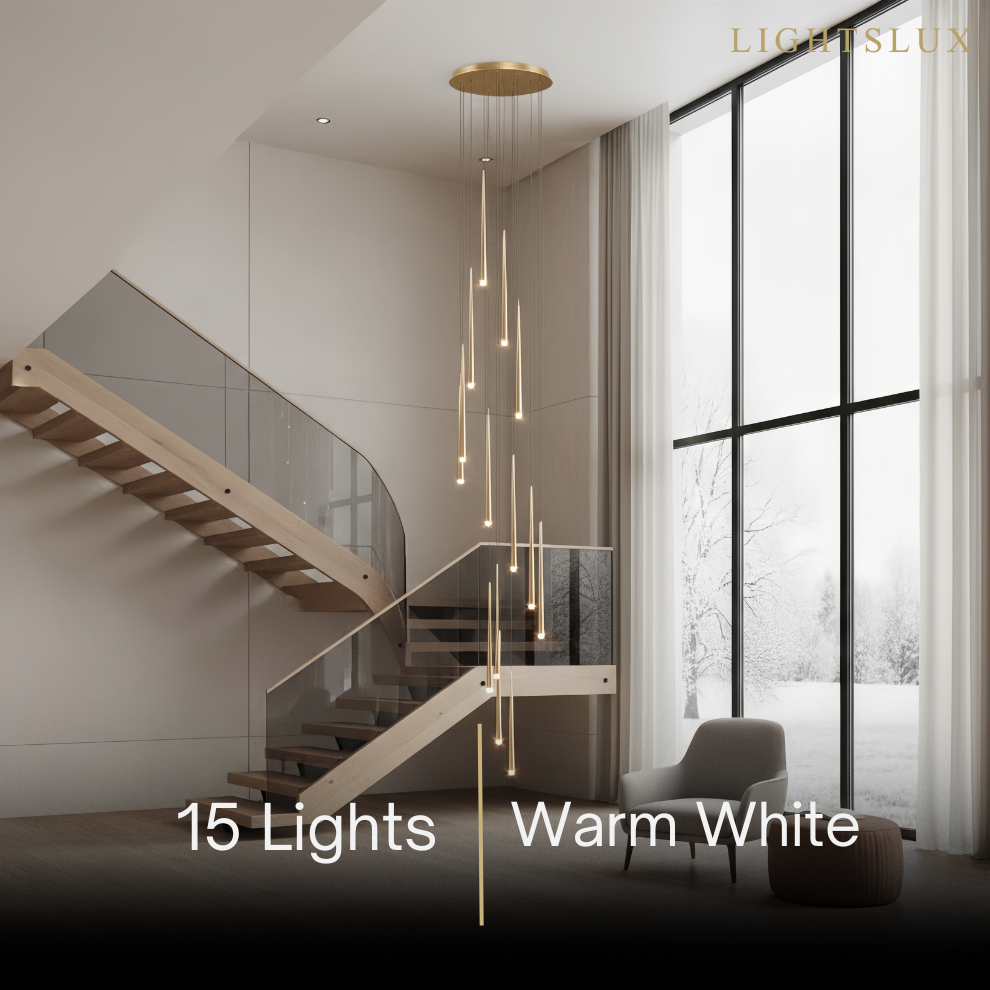 Design Chandelier - Versatile Statement Piece for Living Room/Entryway