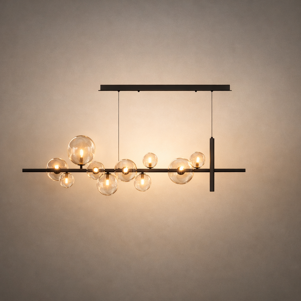 Nebula Minimalist Chandelier – Nordic Ceiling Light for Dining Room/KItchen Island