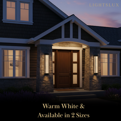 Modern Outdoor LED Wall Sconce Exterior Wall Lamp for Patio