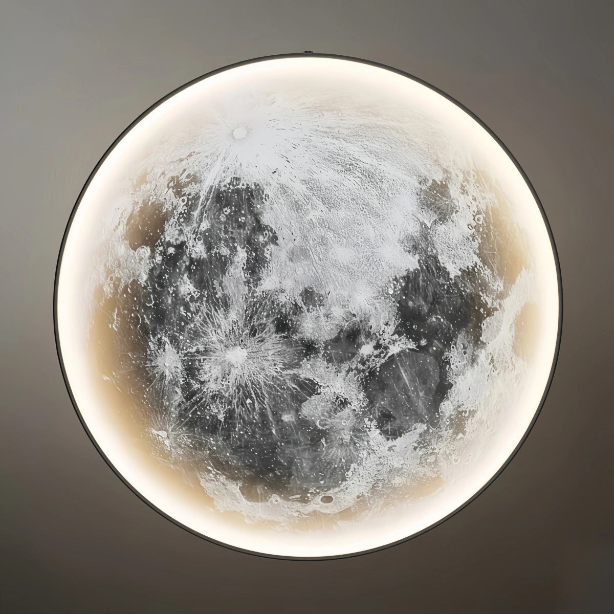 Moon Wall Light Luna, Waterproof Outdoor Moon Lamp for Patio Garden & Bathroom