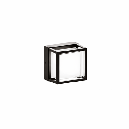 Geometric Matte Black Outdoor Wall Light – Modern LED Sconce for Patio & Entryway