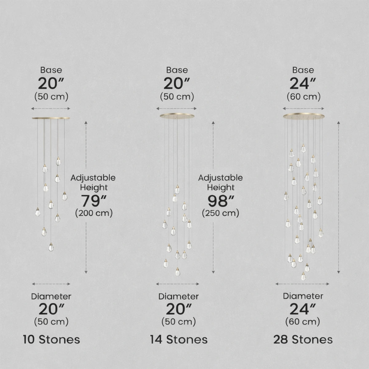 Luxury Crystal Chandelier - Shimmering Fixture for Dining Room & Grand Interiors