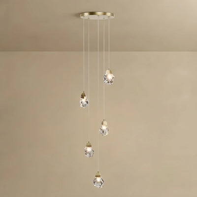  Crystal Chandelier - Shimmering Fixture for Dining Room & Grand Interiors