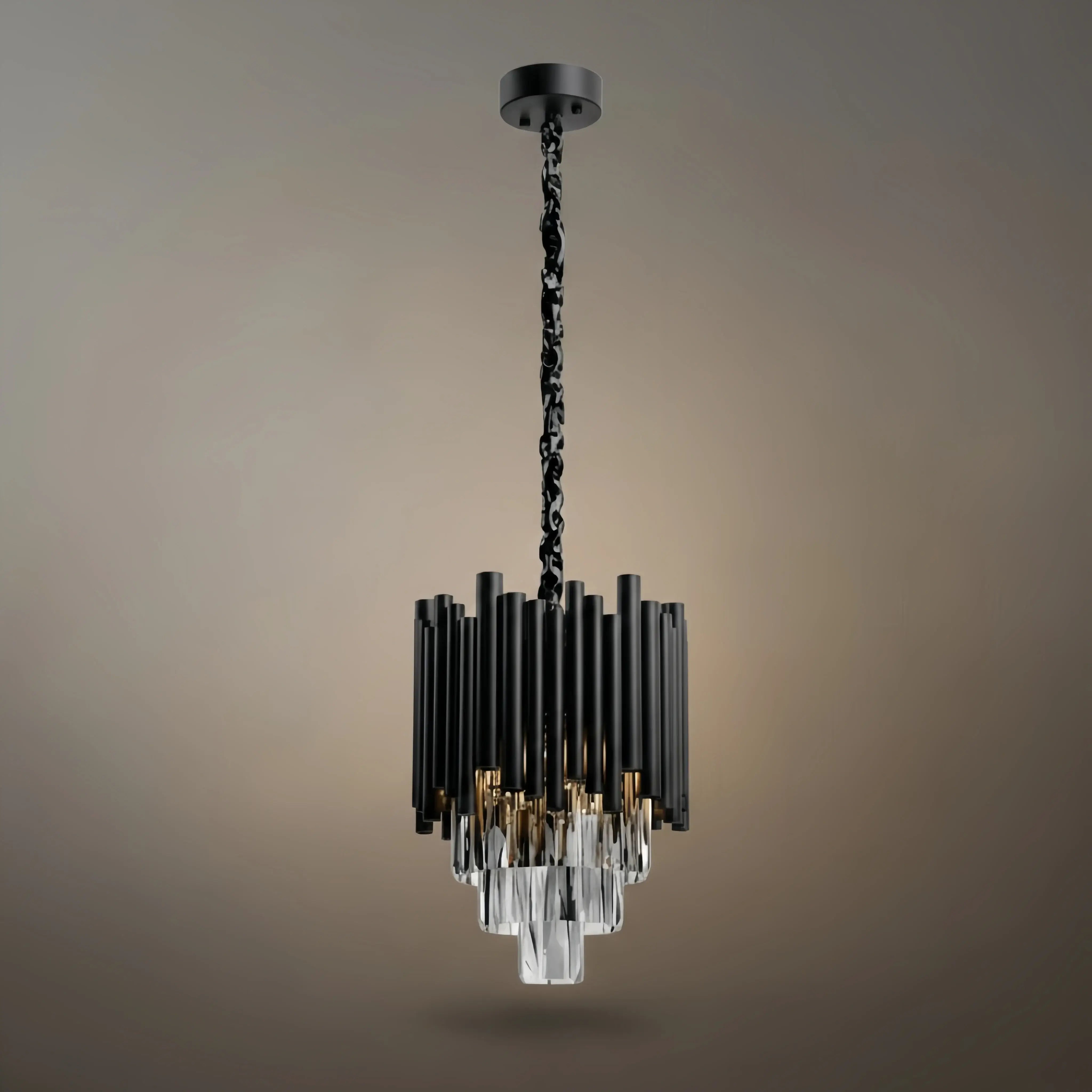 Modern Obsidian Mini Pendant Light