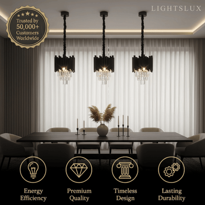 Modern Obsidian Mini Pendant Light