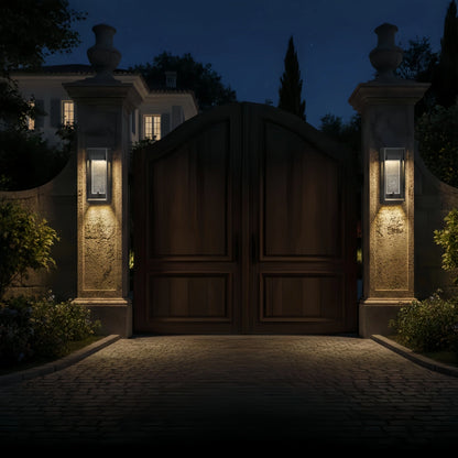 Modern Outdoor Wall Sconce Light with Crystal for Patio