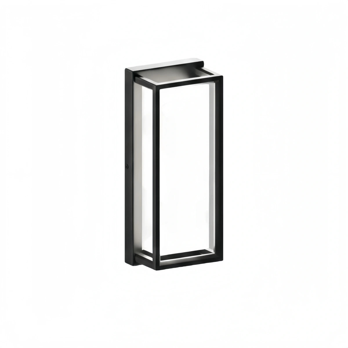 Minimalist Outdoor Wall Sconce in Black Stainless Steel with Adjustable LED Lighting