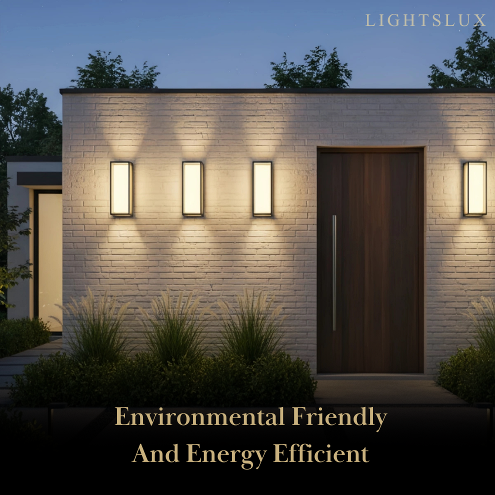 Minimalist Outdoor Wall Sconce in Black Stainless Steel with Adjustable LED Lighting