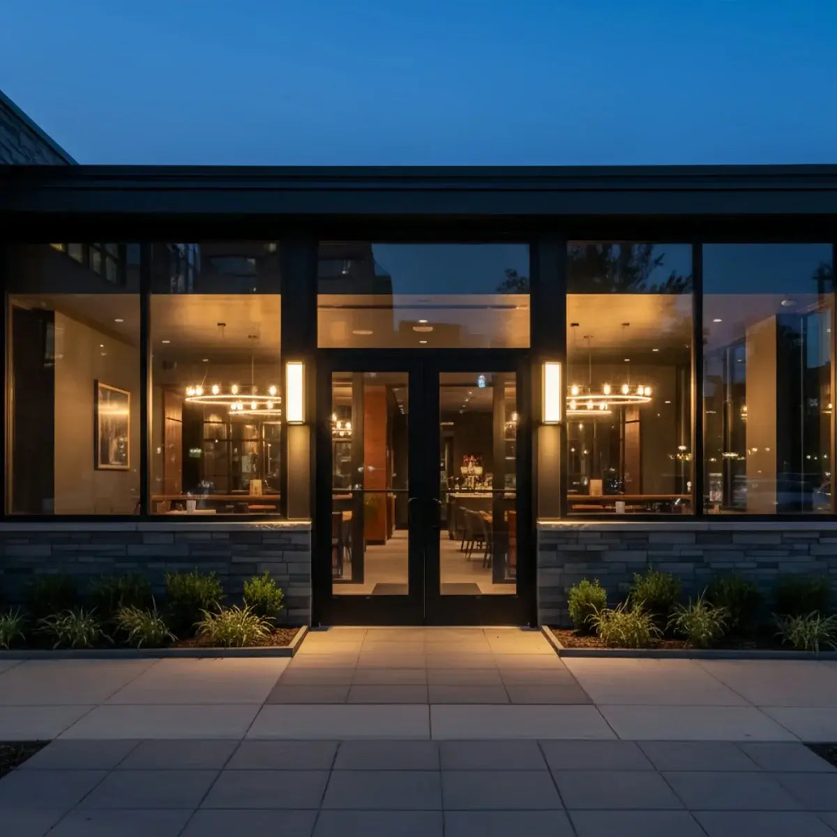 Minimalist Outdoor Wall Sconce in Black Stainless Steel with Adjustable LED Lighting