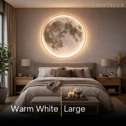  Moon Wall Night Light – Soft Warm LED Wall Lamp for Nursery & Cozy Home Lighting