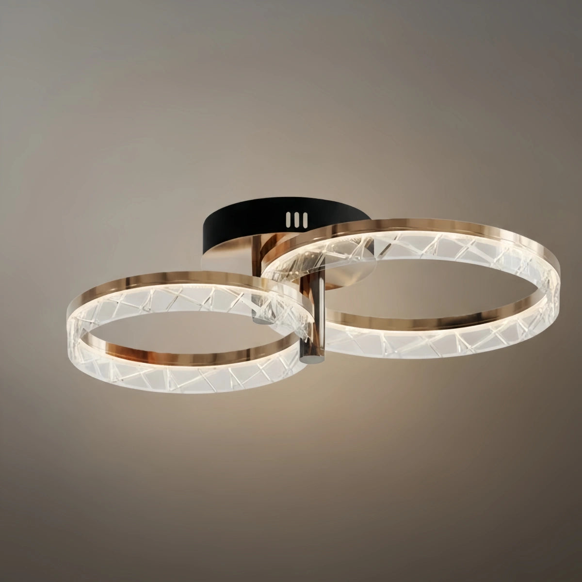 Modern Surface Mount Ceiling Light – Dimmable LED Light for Bedroom/Living Room