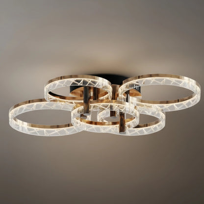 Modern Surface Mount Ceiling Light – Dimmable LED Light for Bedroom/Living Room