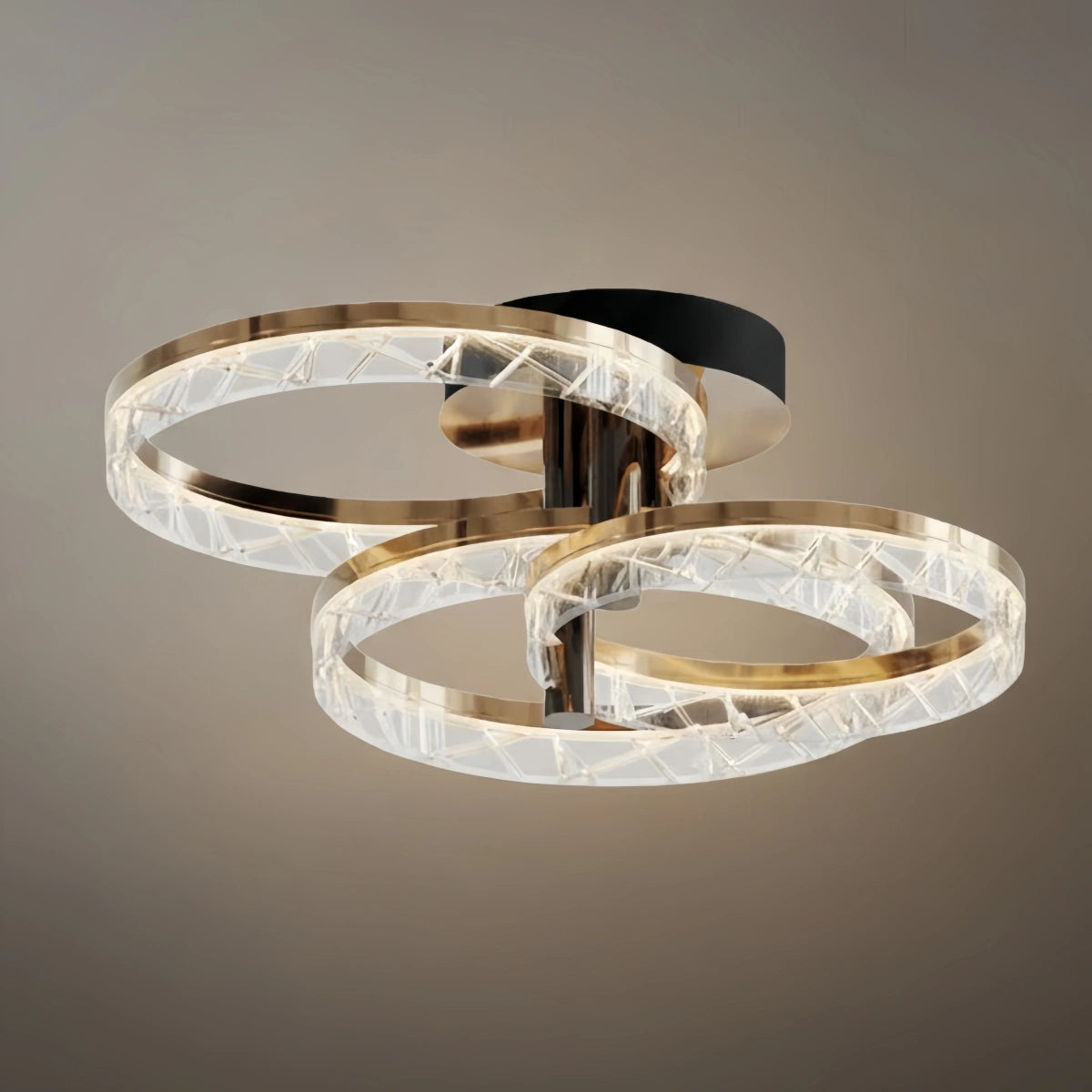 Modern Surface Mount Ceiling Light – Dimmable LED Light for Bedroom/Living Room