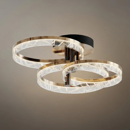 Modern Surface Mount Ceiling Light – Dimmable LED Light for Bedroom/Living Room
