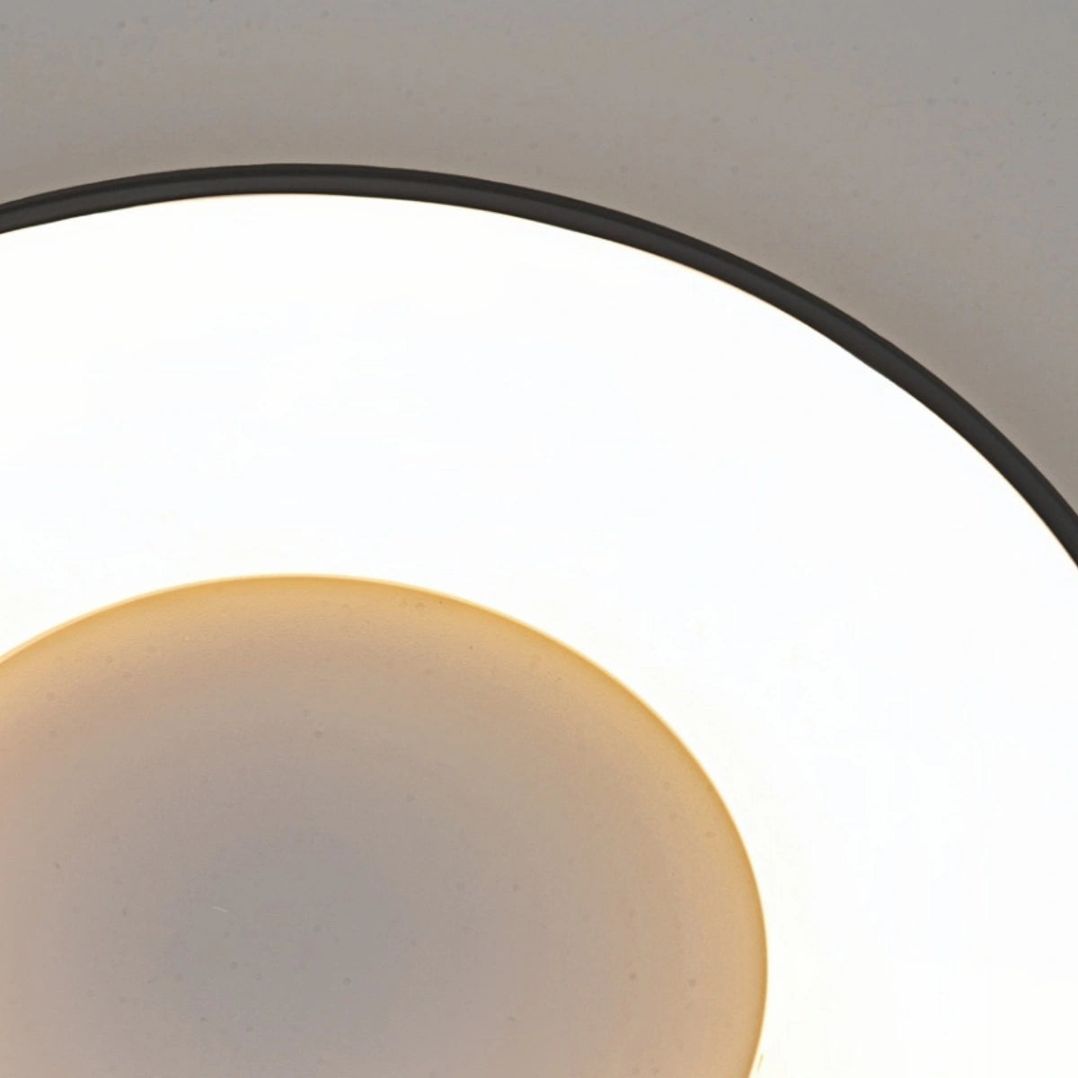 Arcato Modern Flush Mount Ceiling Light – Gold/ Black LED for Living Room