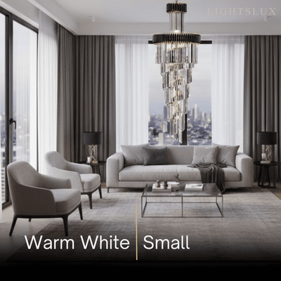 Excelis_Luxury_Cone_Crystal_Chandelier