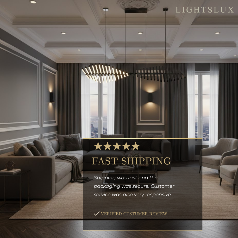 Modern Adjustable Stacked Pendant Light – Black Ash Iron Acrylic Aluminum for Kitchen Island