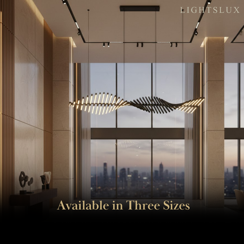 Modern Adjustable Stacked Pendant Light – Black Ash Iron Acrylic Aluminum for Kitchen Island