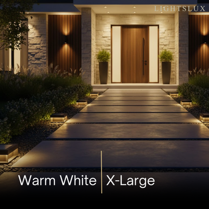 	Modern Solar Rectangle Ground Light – Stainless Steel Pathway & Garden Light