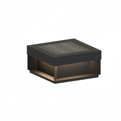 Modern Solar Rectangle Ground Light – Stainless Steel Pathway & Garden Light