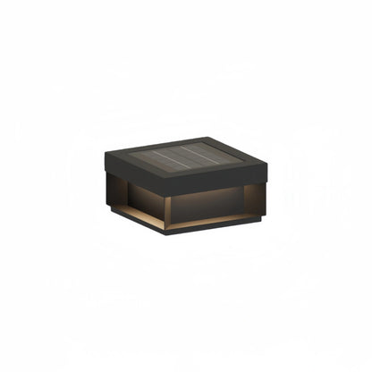 Modern Solar Rectangle Ground Light – Stainless Steel Pathway & Garden Light