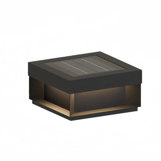 Modern Solar Rectangle Ground Light – Stainless Steel Pathway & Garden Light