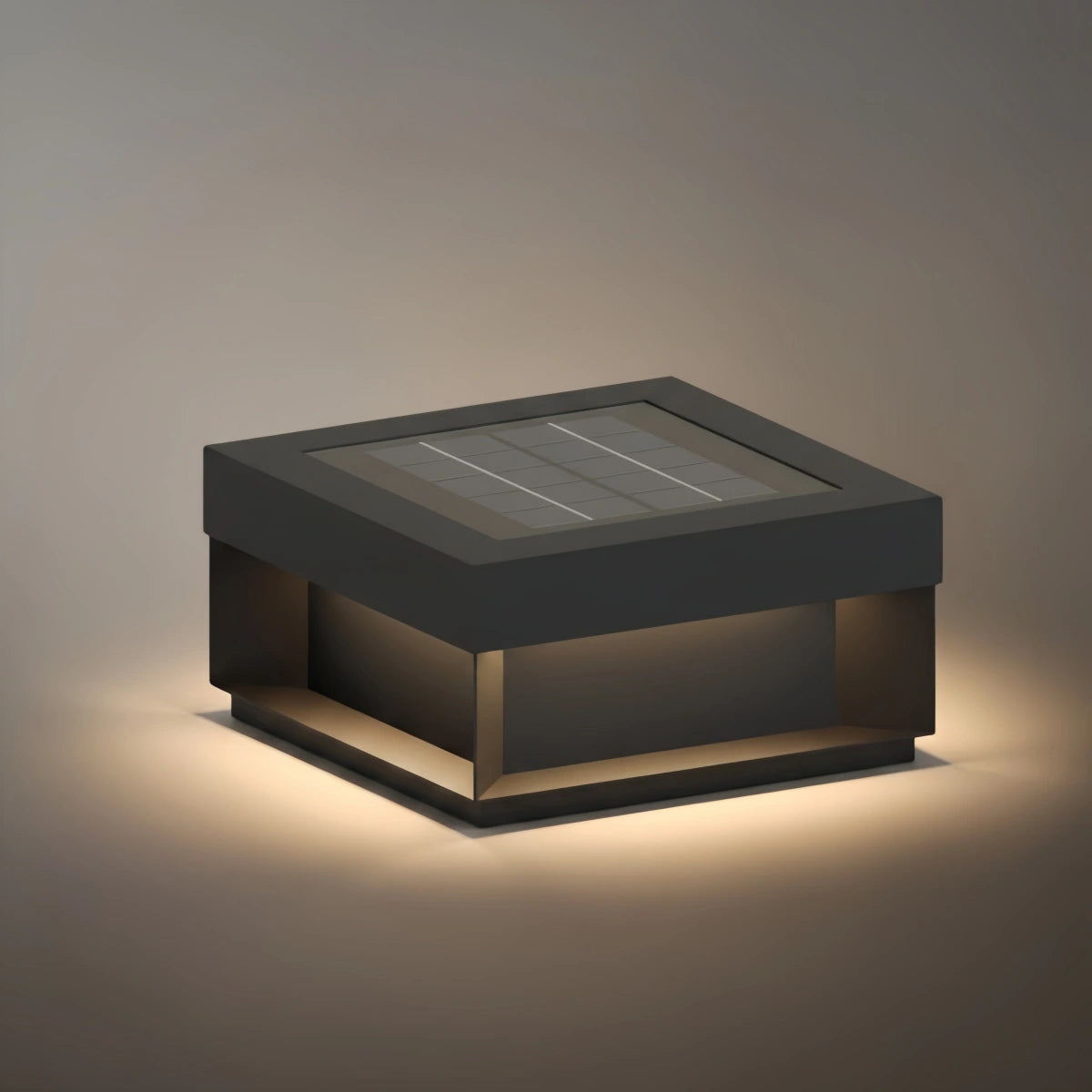 Modern Solar Rectangle Ground Light – Stainless Steel Pathway & Garden Light