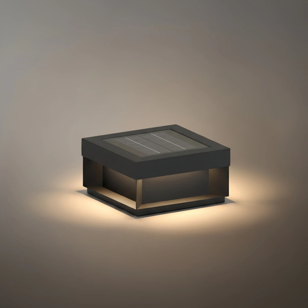 Modern Solar Rectangle Ground Light – Stainless Steel Pathway & Garden Light