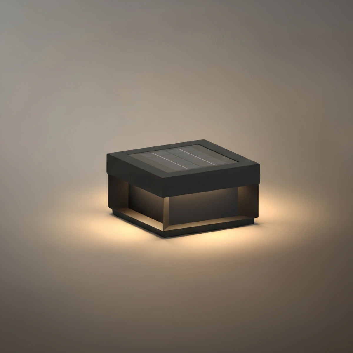 Modern Solar Rectangle Ground Light – Stainless Steel Pathway & Garden Light