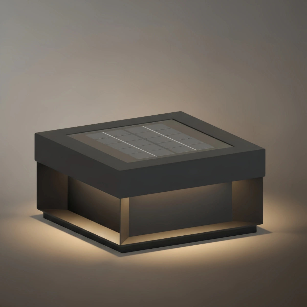 Modern Solar Rectangle Ground Light – Stainless Steel Pathway & Garden Light