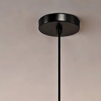 Irondale Mid-Century Pendant Light – Solid Brass in Brushed Gold/Black Matte for Dining Room