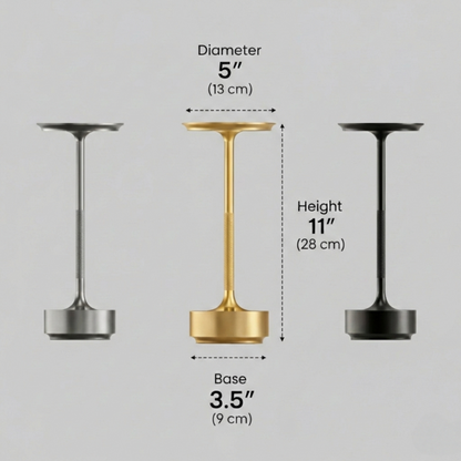 Modern Rechargeable Table Lamp – Touch Dimming & 3 Color Temperatures