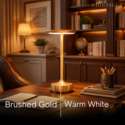 Modern Rechargeable Table Lamp – Touch Dimming & 3 Color Temperatures