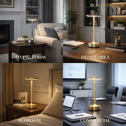Modern Rechargeable Table Lamp – Touch Dimming & 3 Color Temperatures