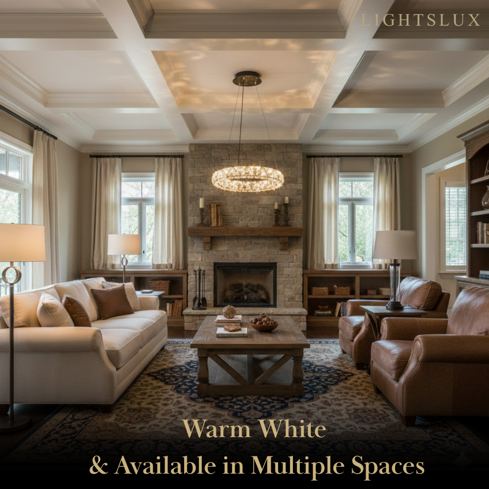 Rose Gold Crystal Chandelier – Exquisite Crystals with Warm Ambient Glow