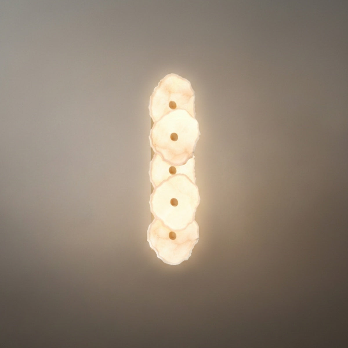 Excelis Royal Alabaster Petal Wall Sconce for Living Room