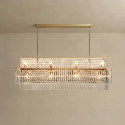 Cascade_Crystal_Chandelier_Brushed_Stainless_Steel_in_Chrome_Gold_Living_Room