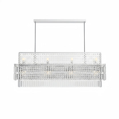 Excelis Royal Cascade Crystal Chandelier – Brushed Stainless Steel in Chrome/Gold Living Room