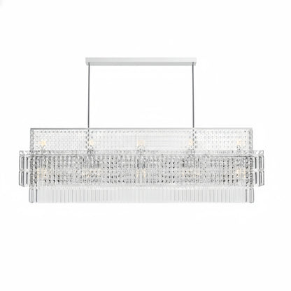 Excelis Royal Cascade Crystal Chandelier – Brushed Stainless Steel in Chrome/Gold Living Room