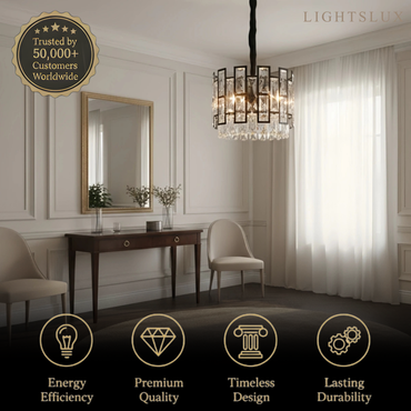 Excelis Alabaster Petal Pendant Light – Solid Brass Frame Brushed Gold Dining Room