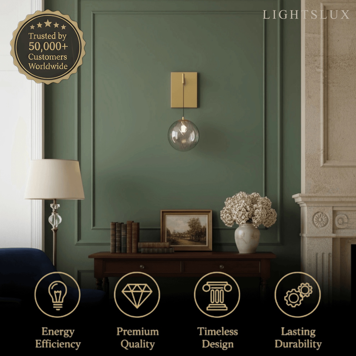 Excelis_Modern_Gold_Globe_Wall_Sconce