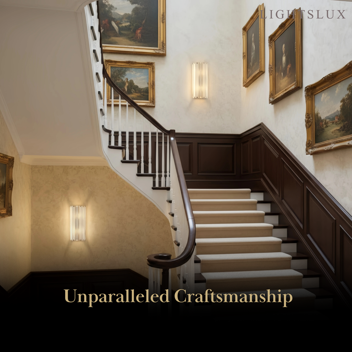 Excelis Modern Vertical Alabaster Wall Sconce – Stainless Steel Frame Hallway