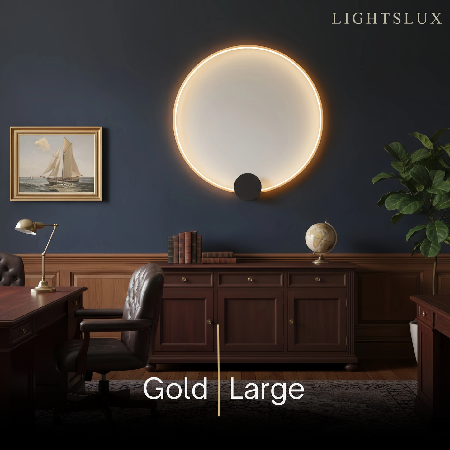 Minimalist Sun Copper Pendant Light – Matte Black Adjustable Brightness for Bedroom