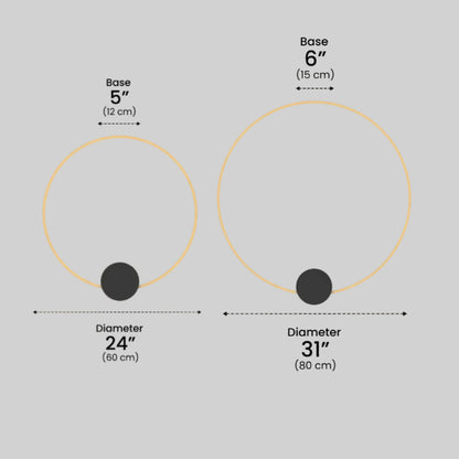 Minimalist Sun Copper Pendant Light – Matte Black Adjustable Brightness for Bedroom