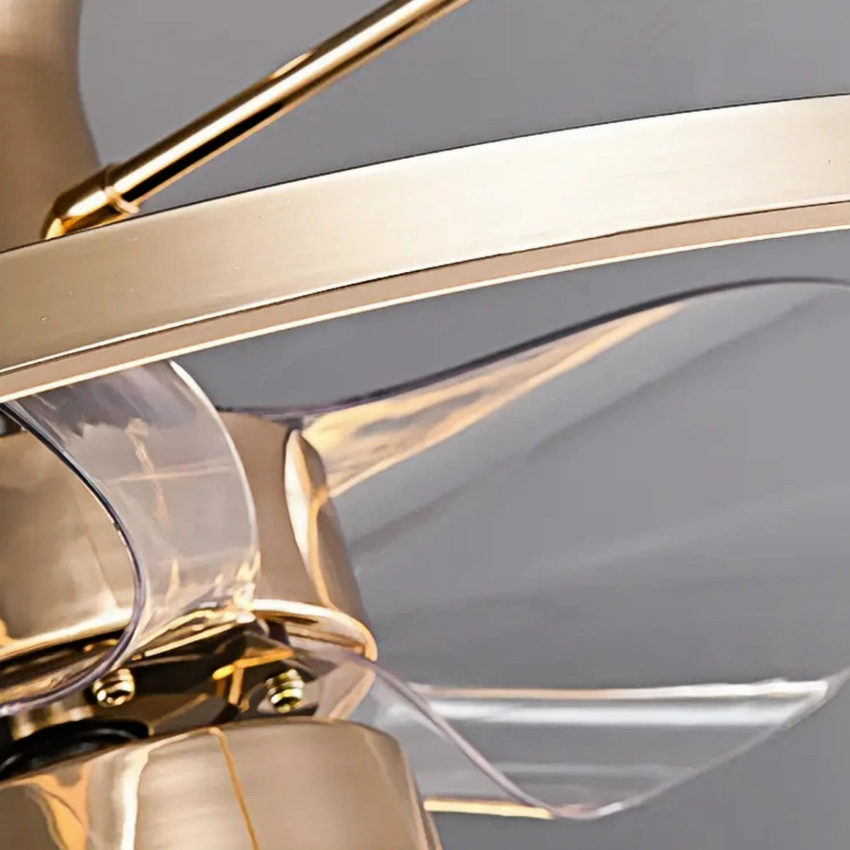 Excelis Geometric Ceiling Light with Fan